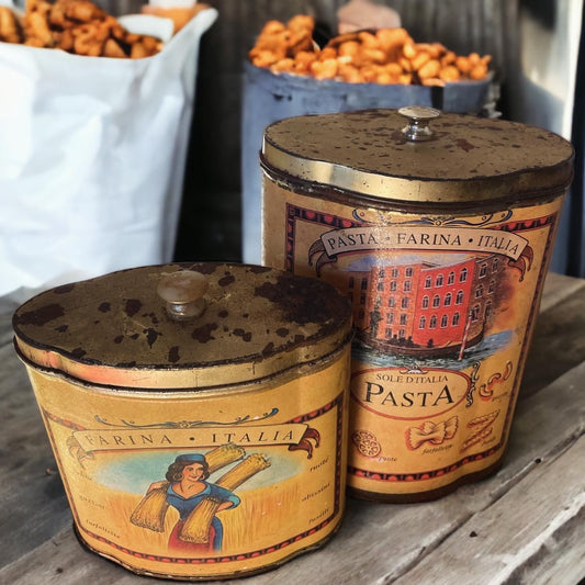 Pair of Pasta Flour Boxes from the 30s and 40s