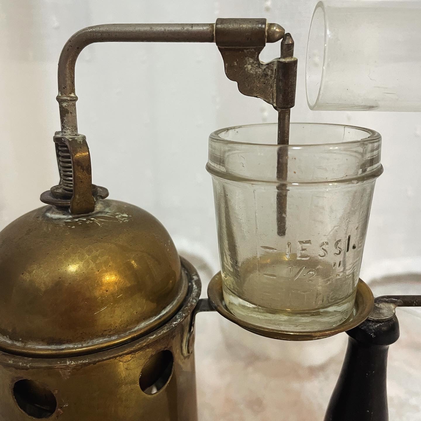 Antique steam inhaler from the 1930s