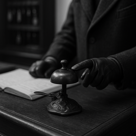 Antico campanello liberty da hall d’albergo