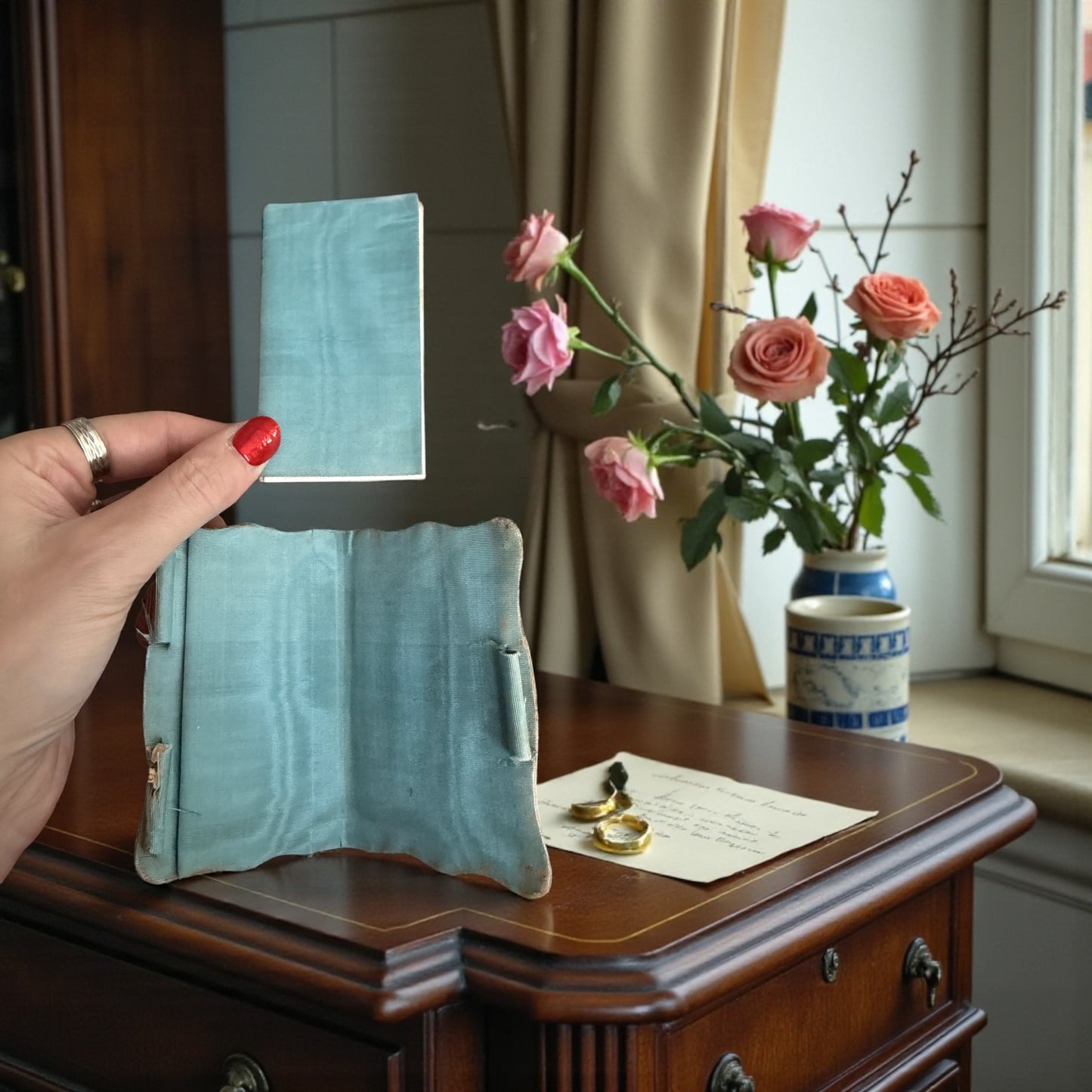 Carnet de bal antico con semanier e matitina originale, Belle Époque