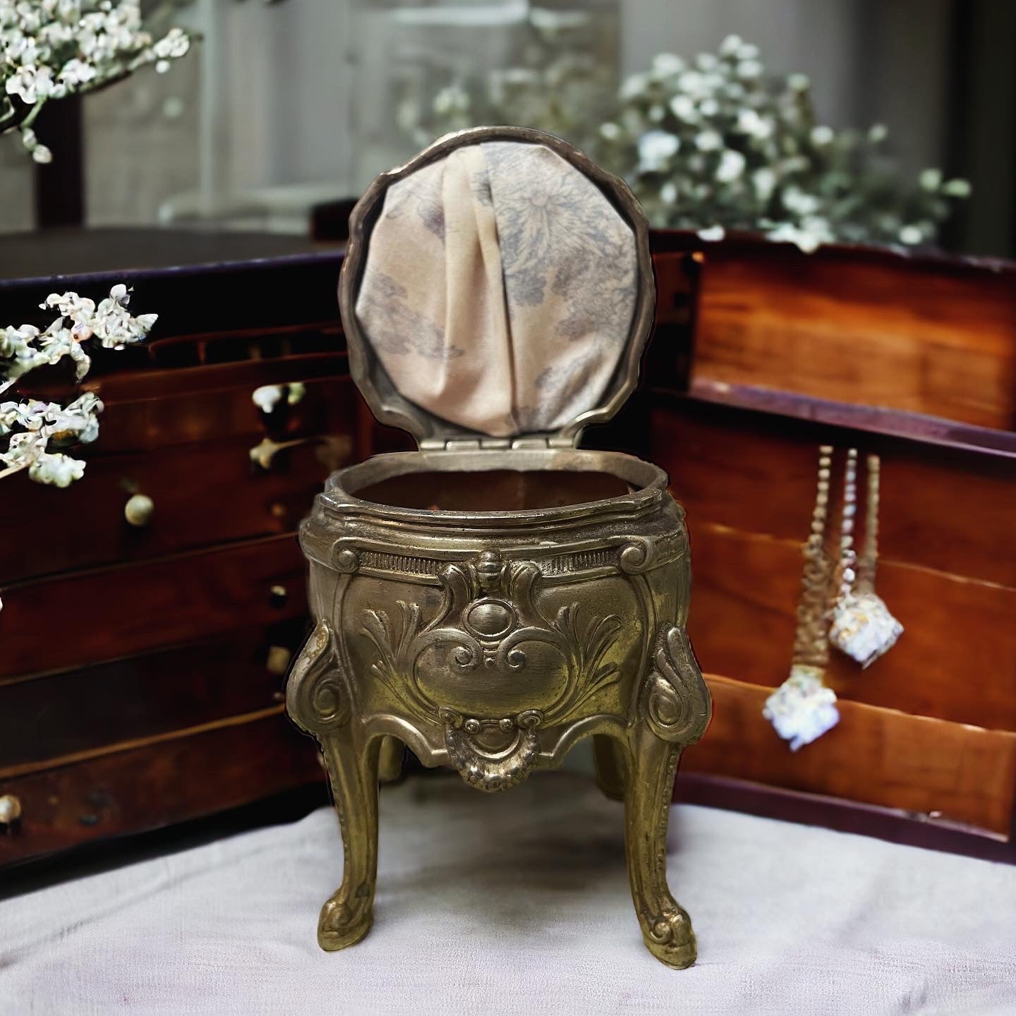 Antique Art Nouveau jewelry box