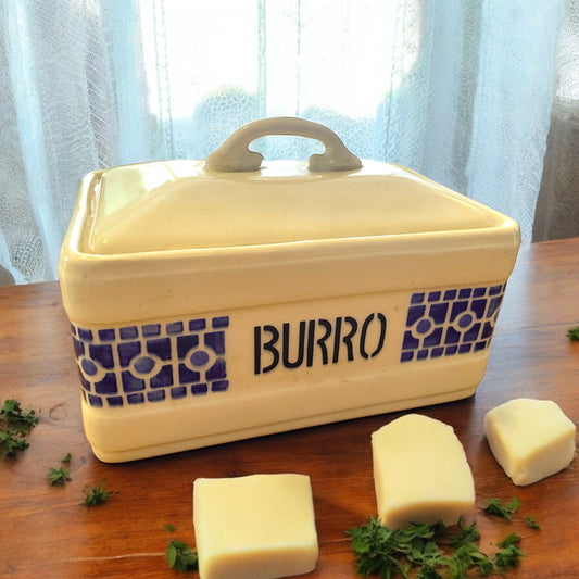 Porta burro da tavola in ceramica, Art déco, ca anni ‘20 - ‘30