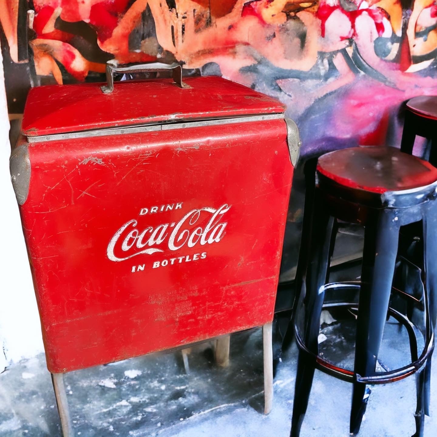 American 50's Coca Cola Icebox