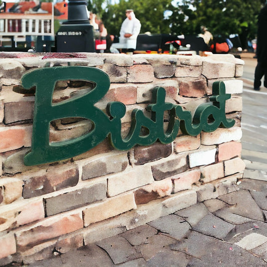 Wooden Bistro Sign