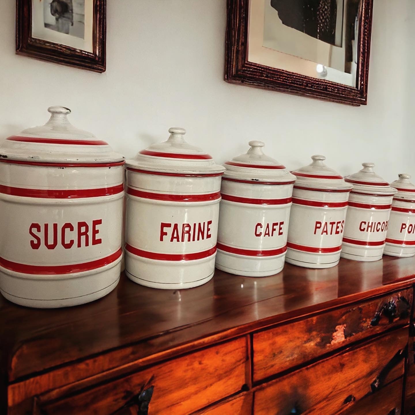 Enamelled vases from the 30s