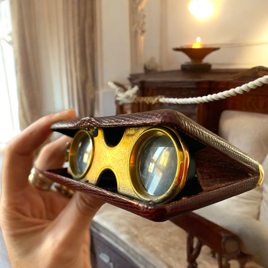 Binocolo da teatro déco anni ‘50, funzionante, da borsetta