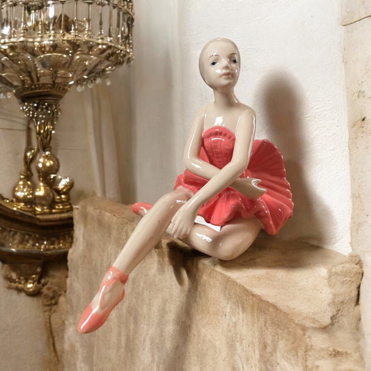 Fine porcellana seconda metà ‘900, ballerina in tutù