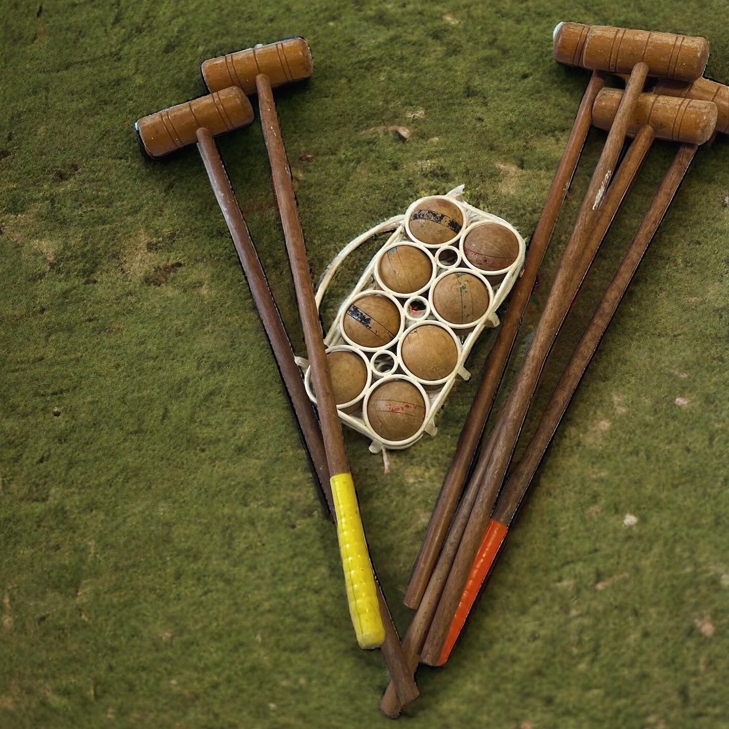 Croquet set antico