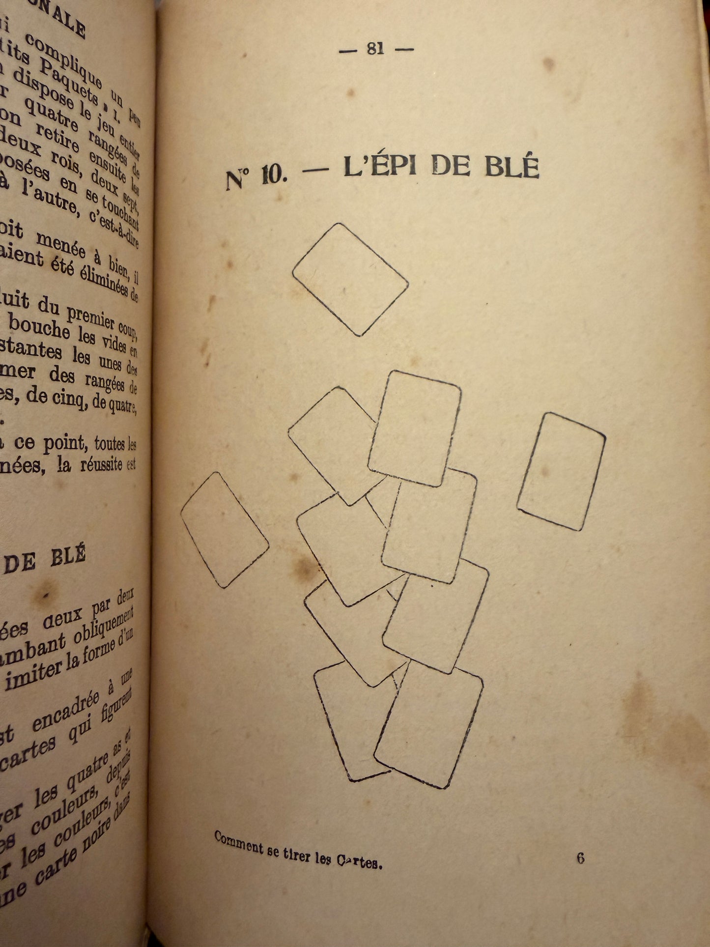 Libro prima edizione 1939 chiromanzia, lettura delle stelle e dei tarocchi