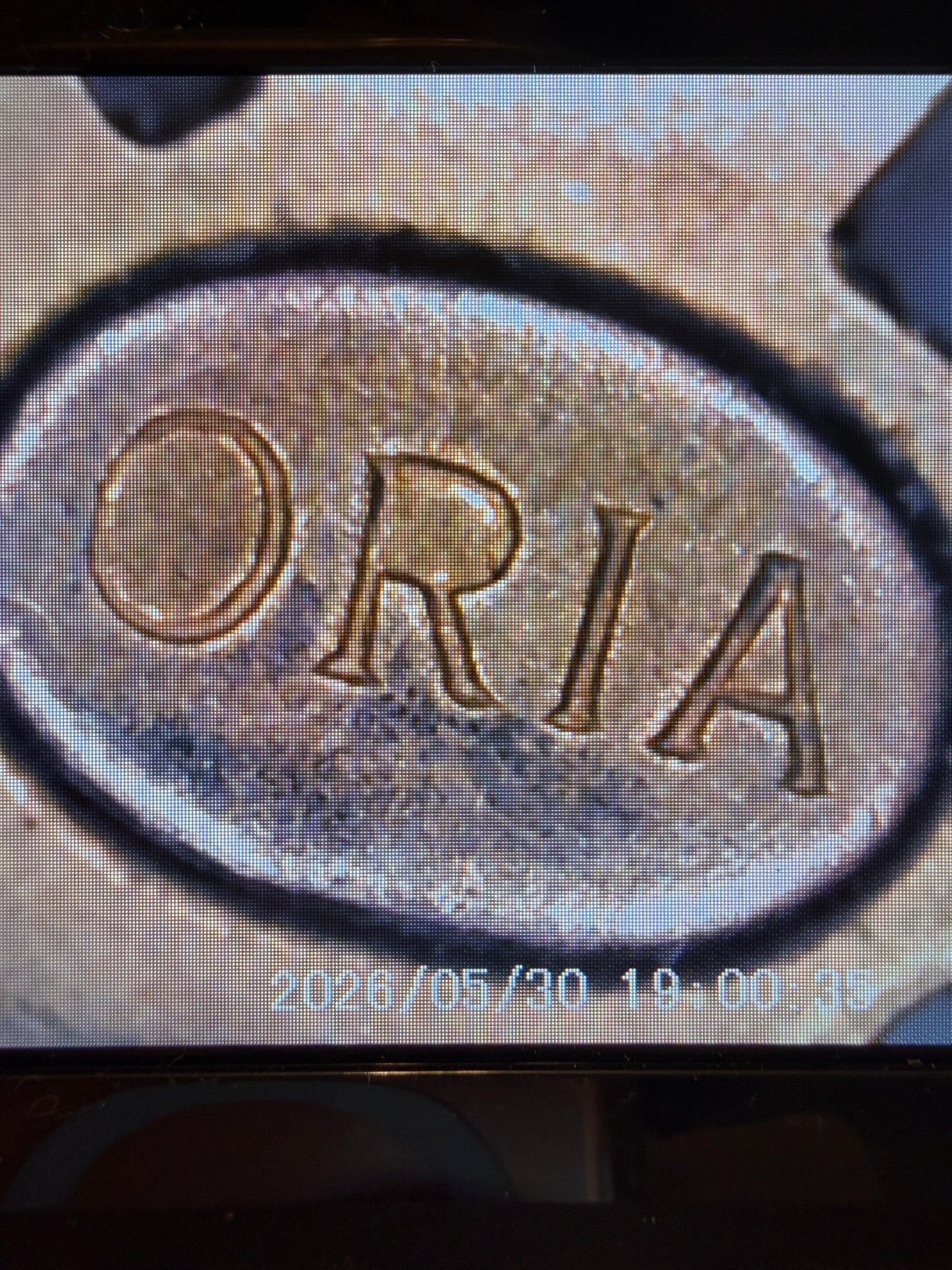 Spilla placcata double or ORIA anni ‘20 liberty con cristallo rosso centrale