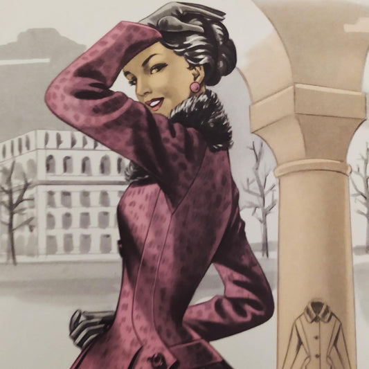 Antichi bozzetti di moda anni 40