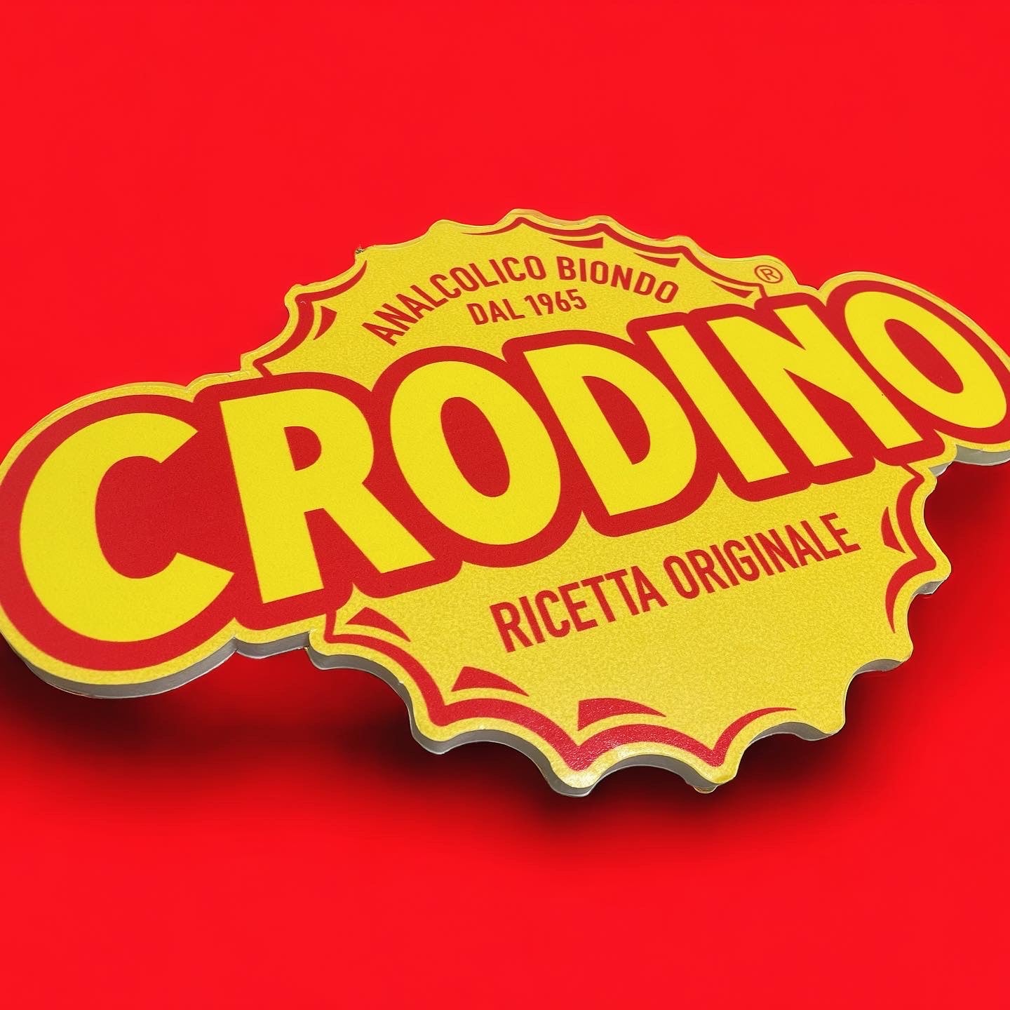 Crodino polystyrene sign ￼