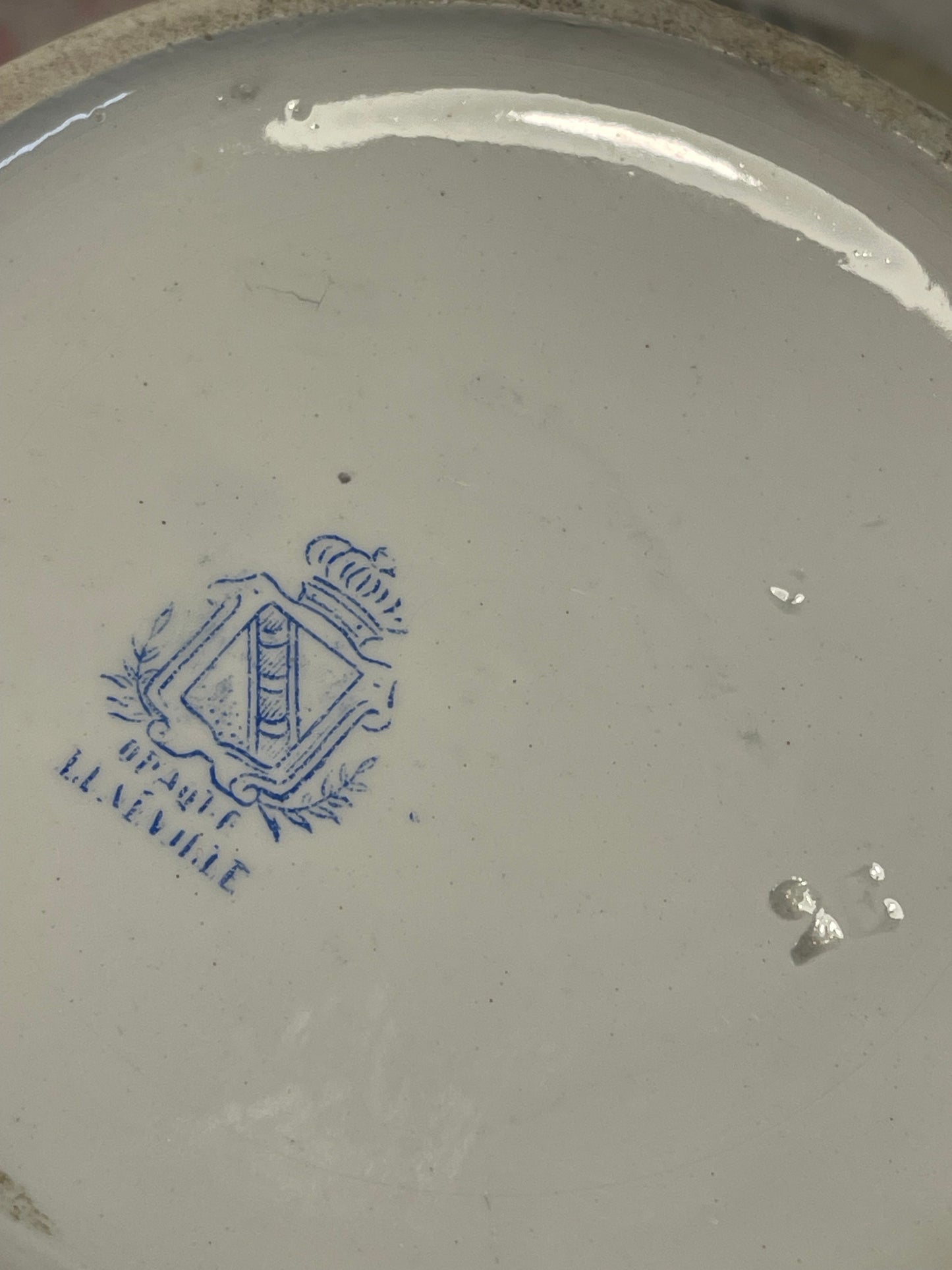Antico pot de chambre Luneville, fine ‘800