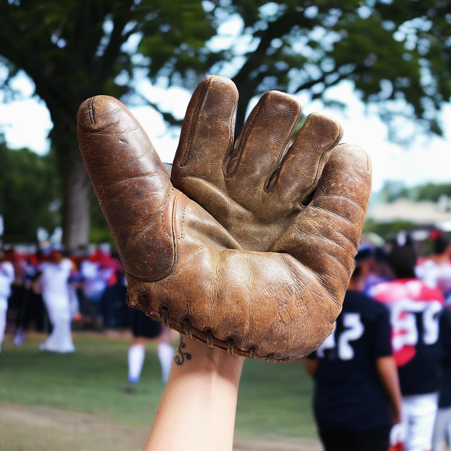 Guantone da baseball americano vintage