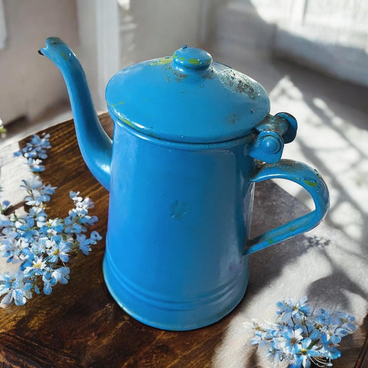 Old blue-green jug