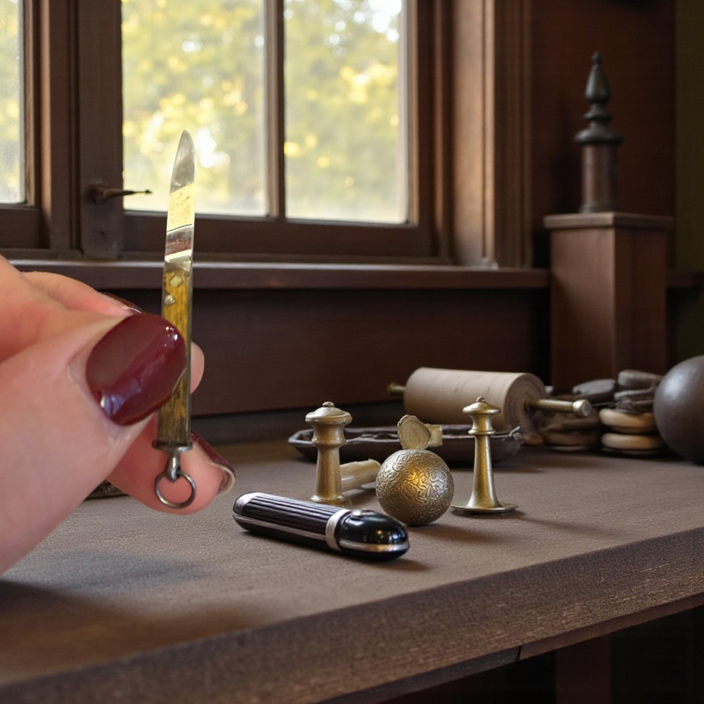 Fob tool da Chatelaine o da catena da panciotto, fine ‘800, lama Ericsson