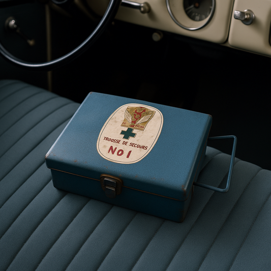 Cassetta di sicurezza Pronto Soccorso stradale anni ‘50, Francia