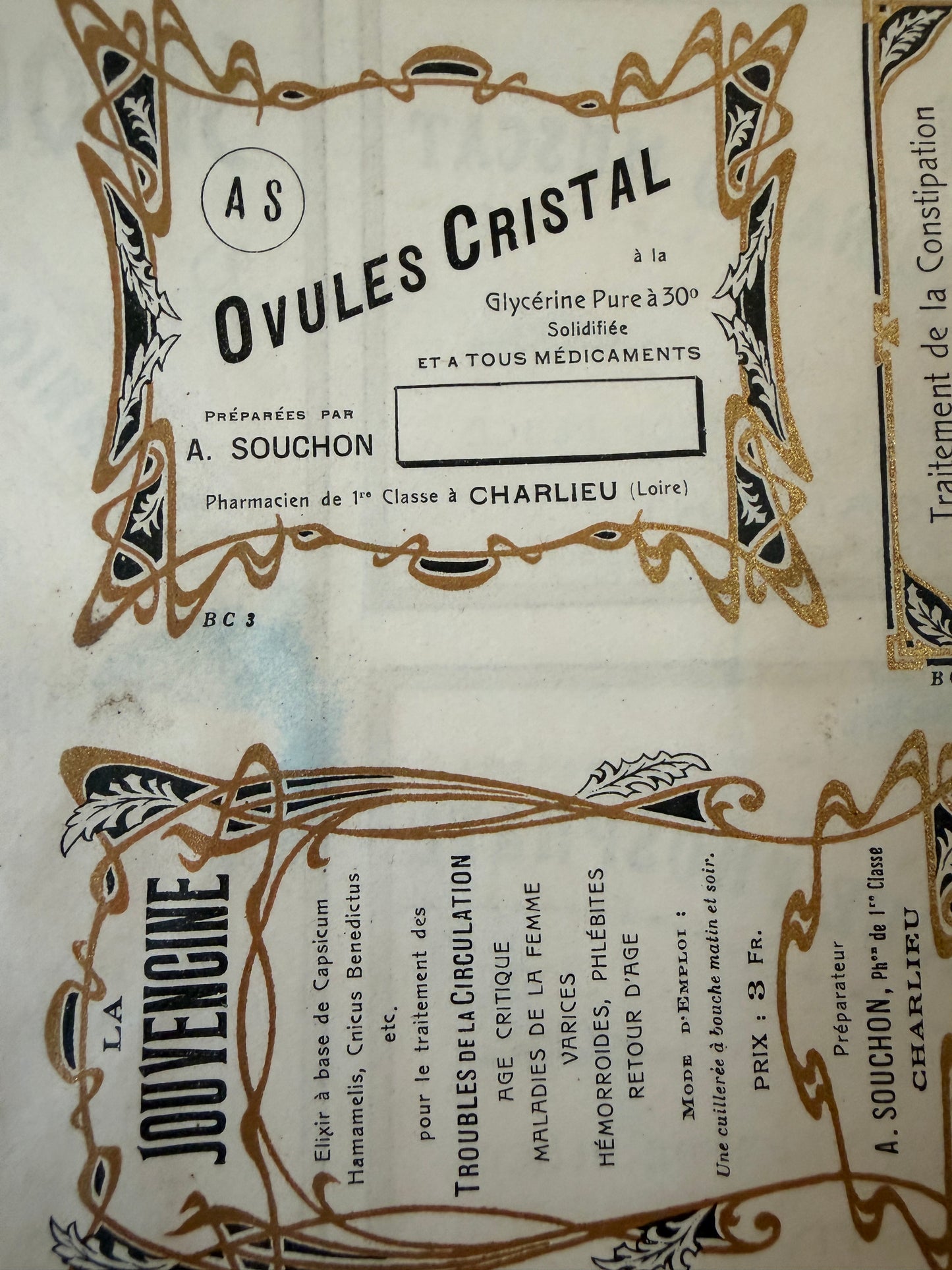 Antico catalogo per farmacisti, preparati galenici e medici; ca 1895-1915