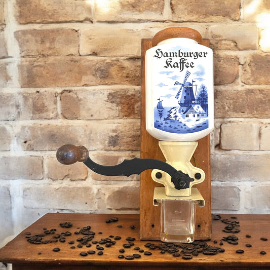 Macinino caffè da muro metà ‘900 Hamburger Kaffee