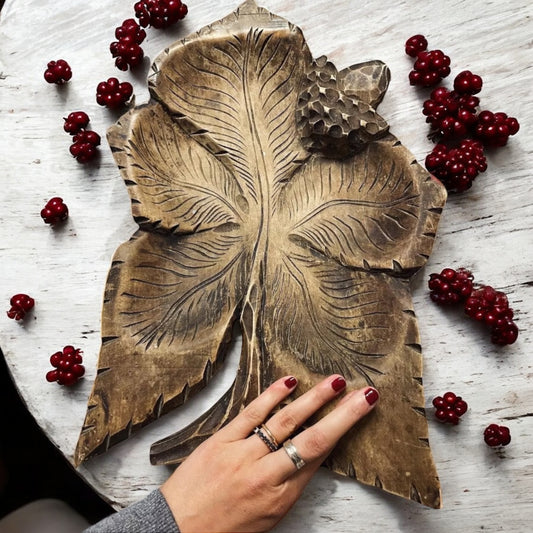 Large Dutch carved centerpiece