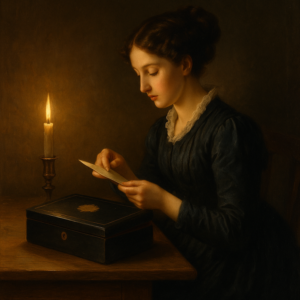 Antica scatola confanetto da scrittoio Napoleone III fine ‘800