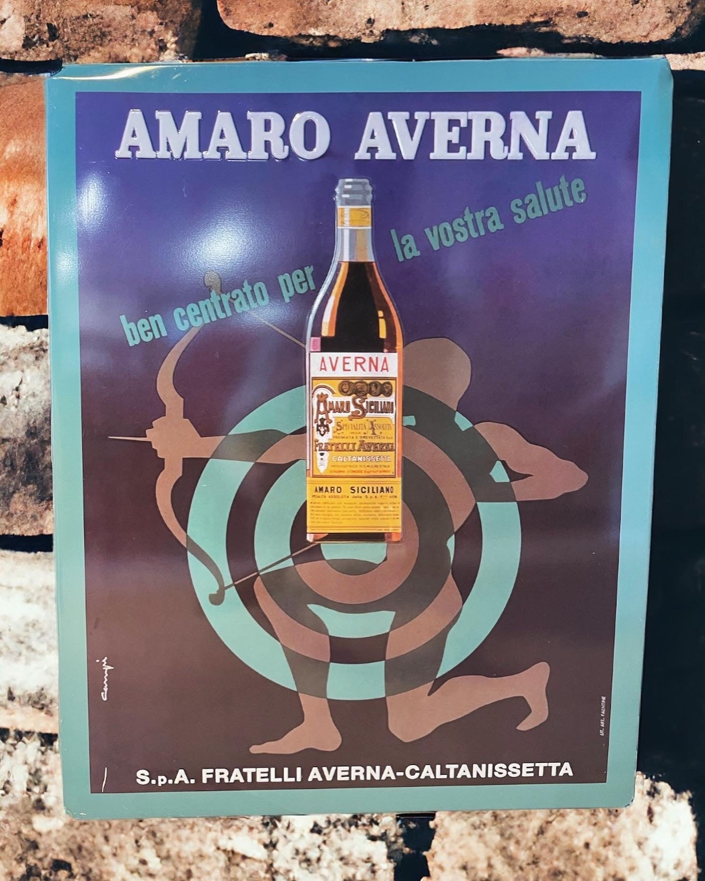 Amaro Averna sign from the 90s