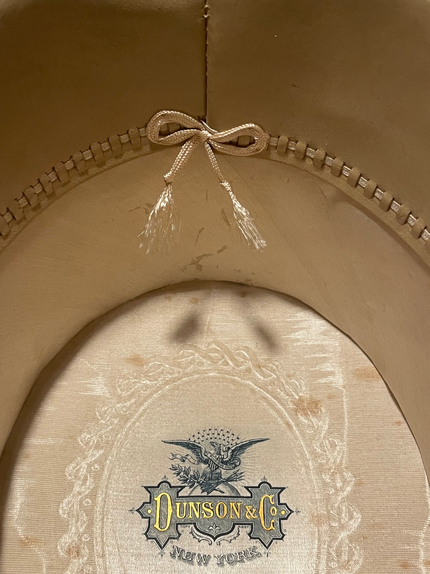 Stupendo e raro cappello cilindro Dunson & Co fine ‘800