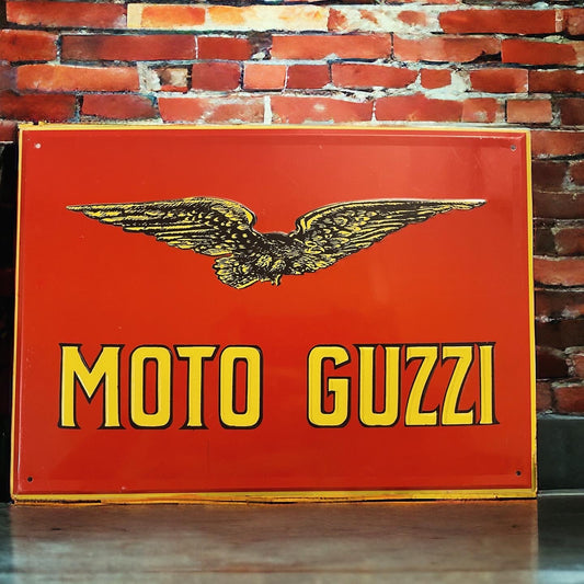 Guzzi motorcycle sign