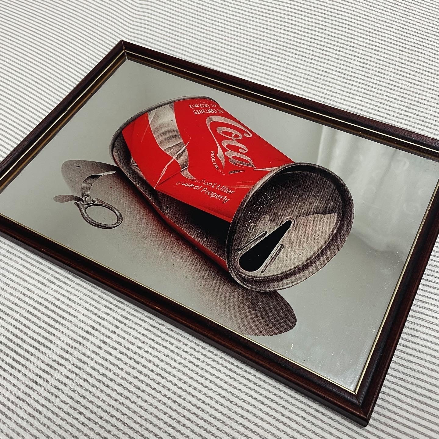 Coca Cola Mirror by Liddell 80s