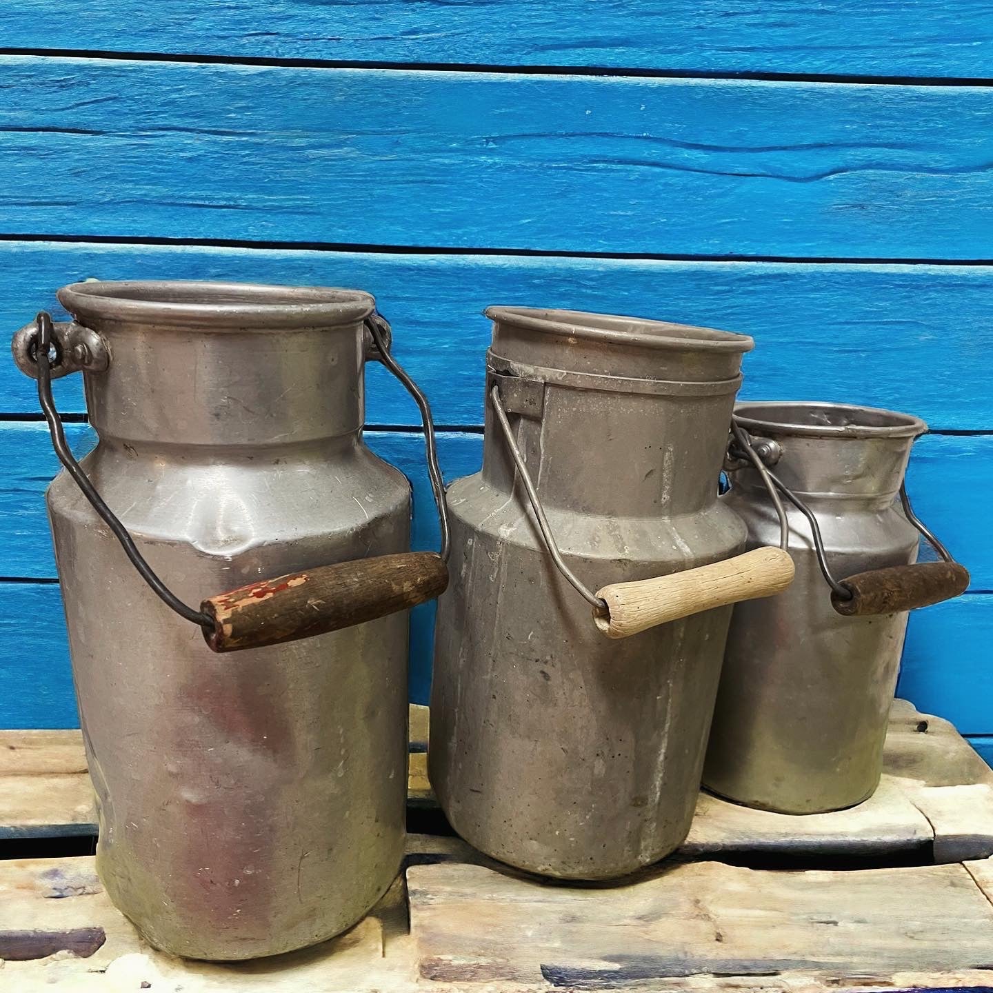 Old milk cans