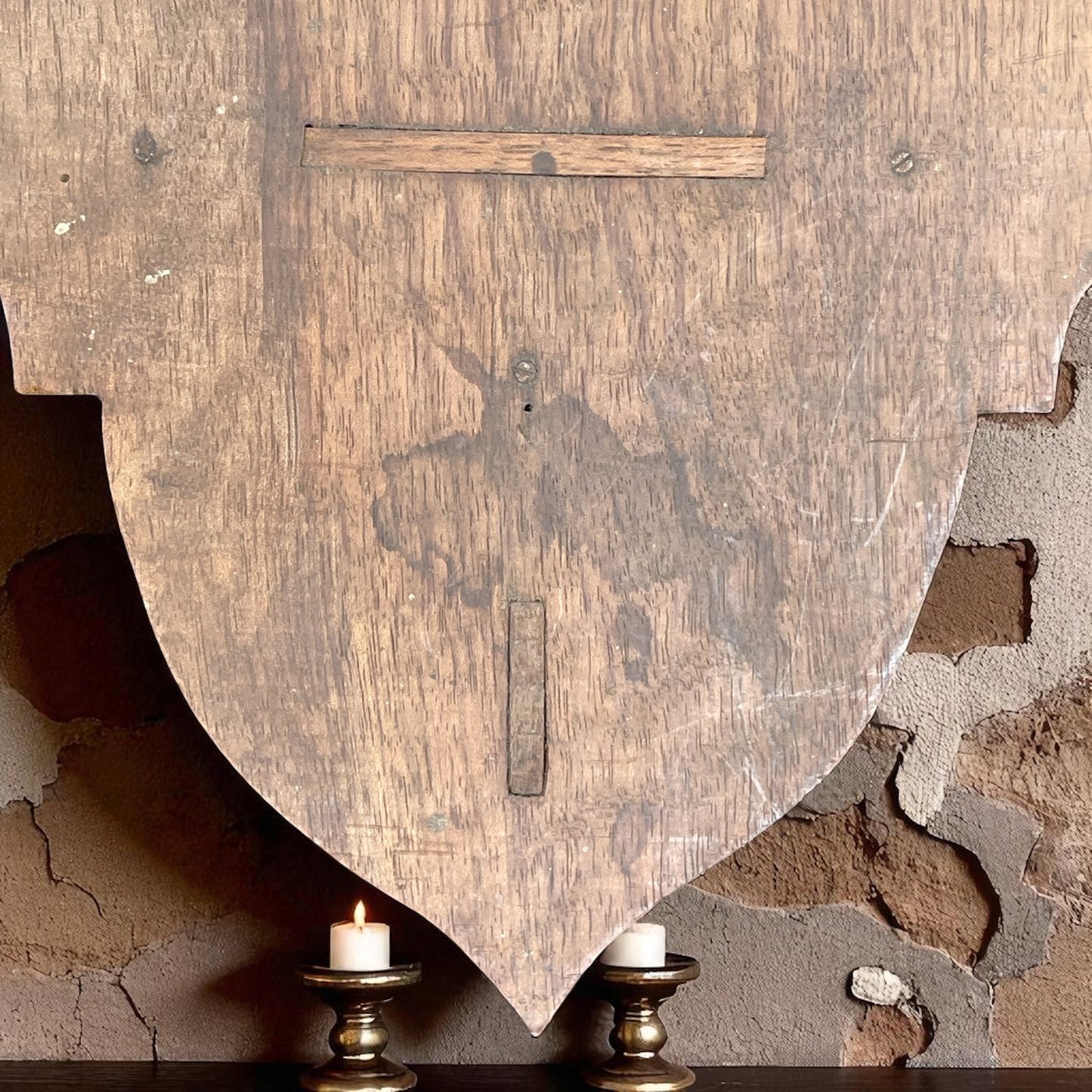 Mensola devozionale da muro in legno, ca anni ‘30