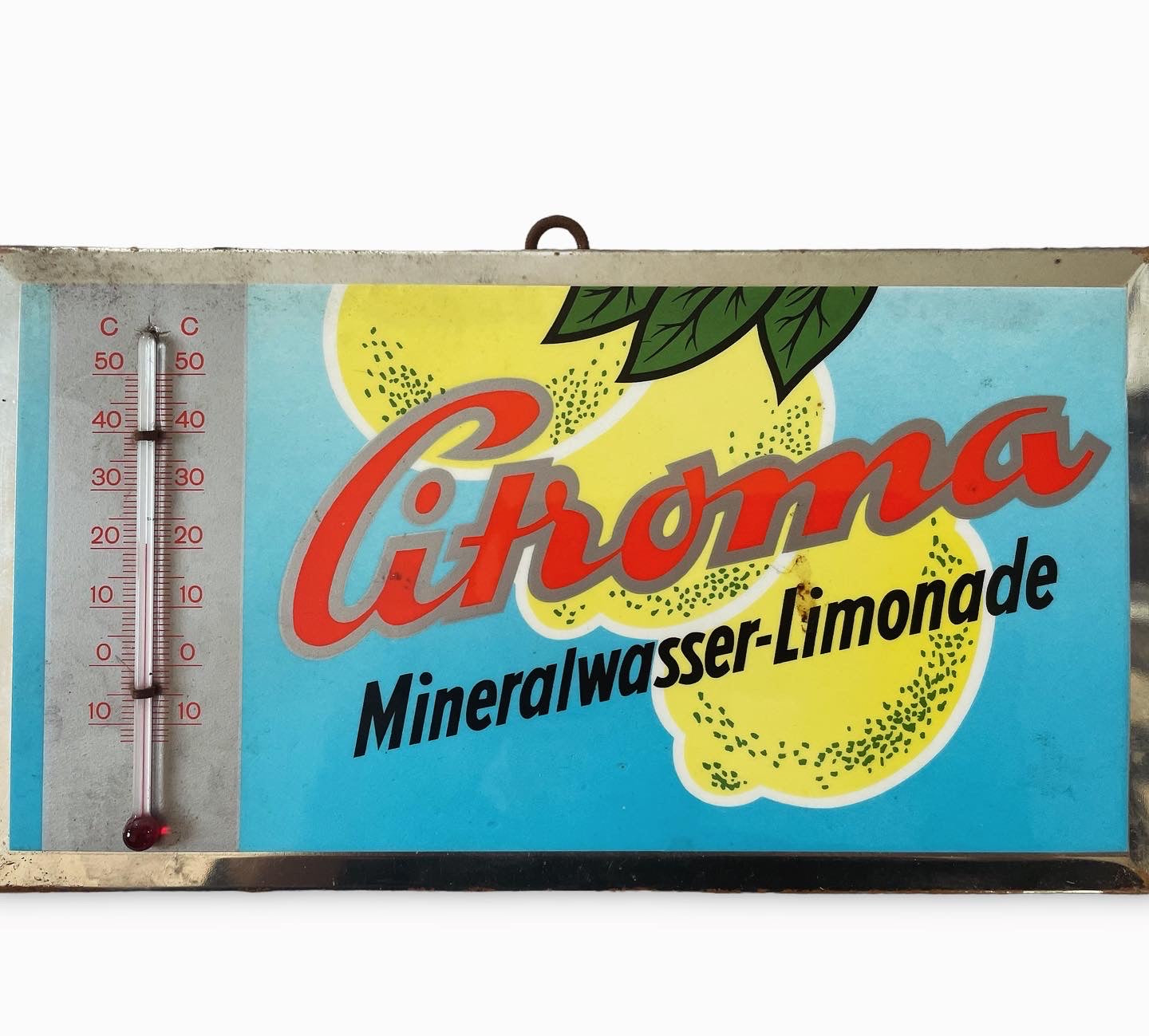 Lemonade Citroma Thermometer Sign