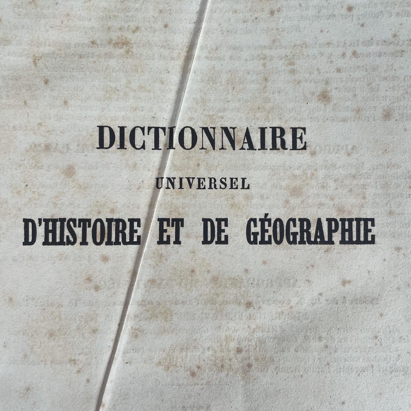 Historical geographical dictionary 1856 Bouillet