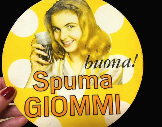 Lotto grandi adesivi anni 70 Spuma Giommi