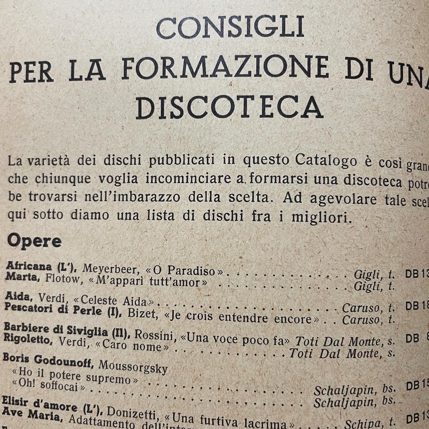 Catalogo 1933 1934 La Voce del Padrone