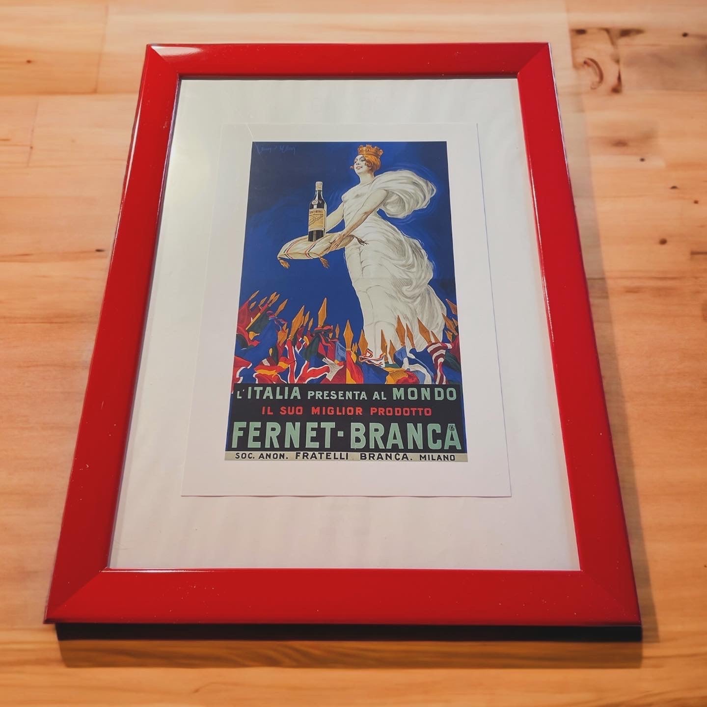 Fernet Branca quadro pubblicitario