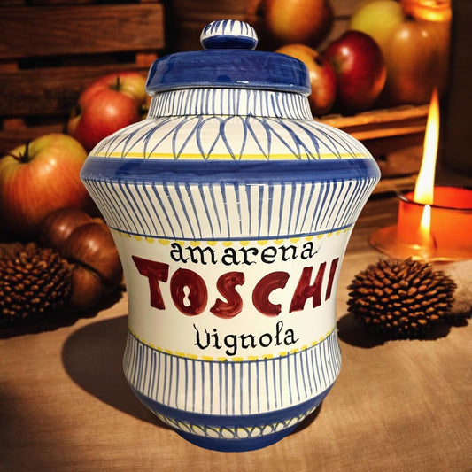 Vaso d’epoca Amarena Toschi Deruta