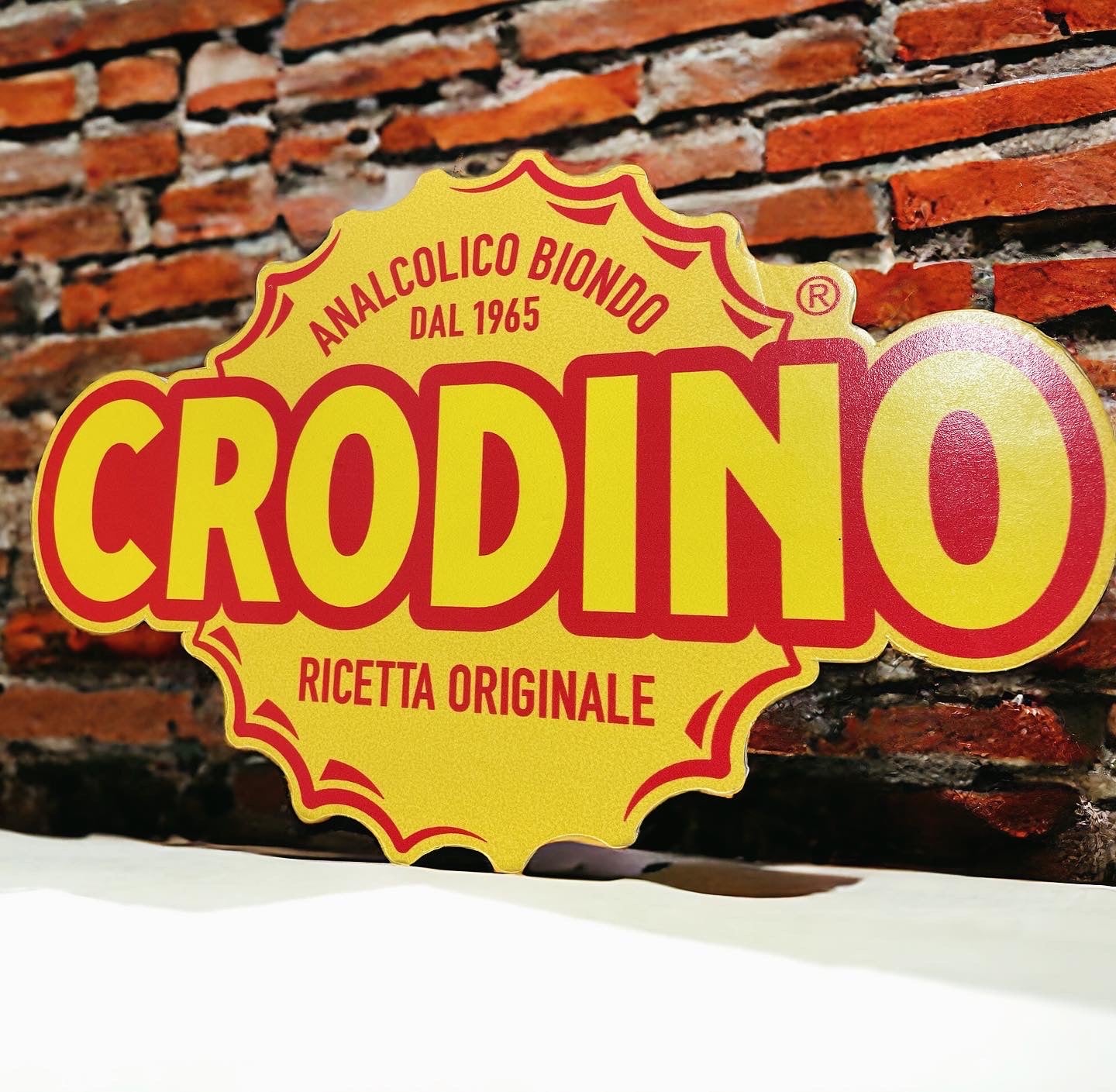 Crodino polystyrene sign ￼