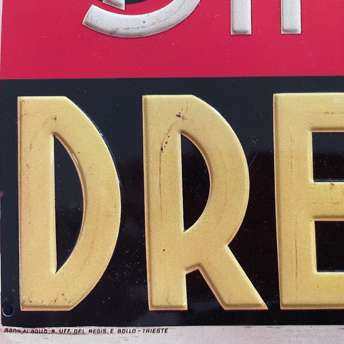 Dreher beer advertising sign