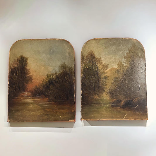 Pair of late 19th century Stulz paintings