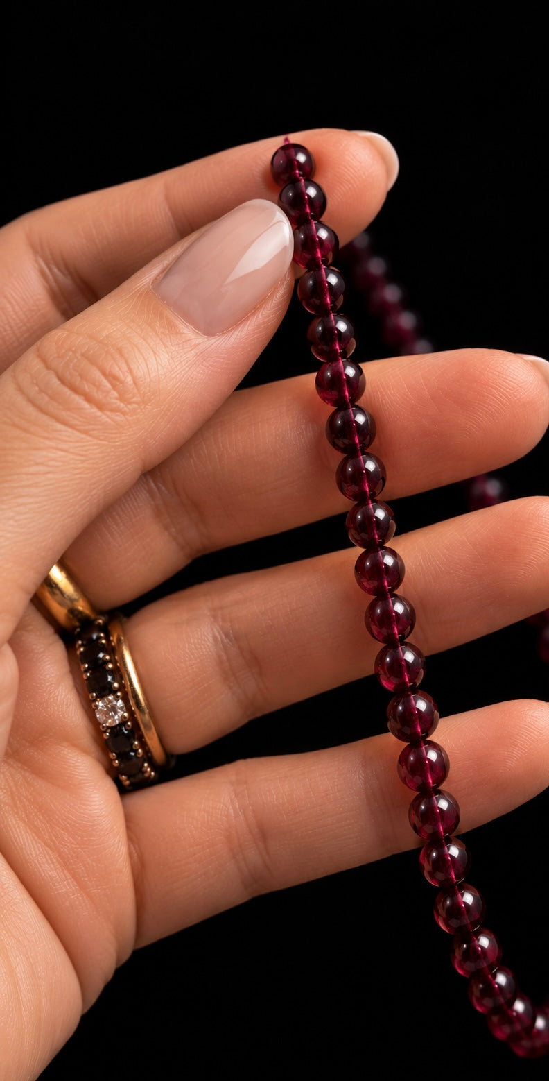 Raffinato collier a girocollo con chiusura a vite con perle di vetro Boemo, ca anni ‘60