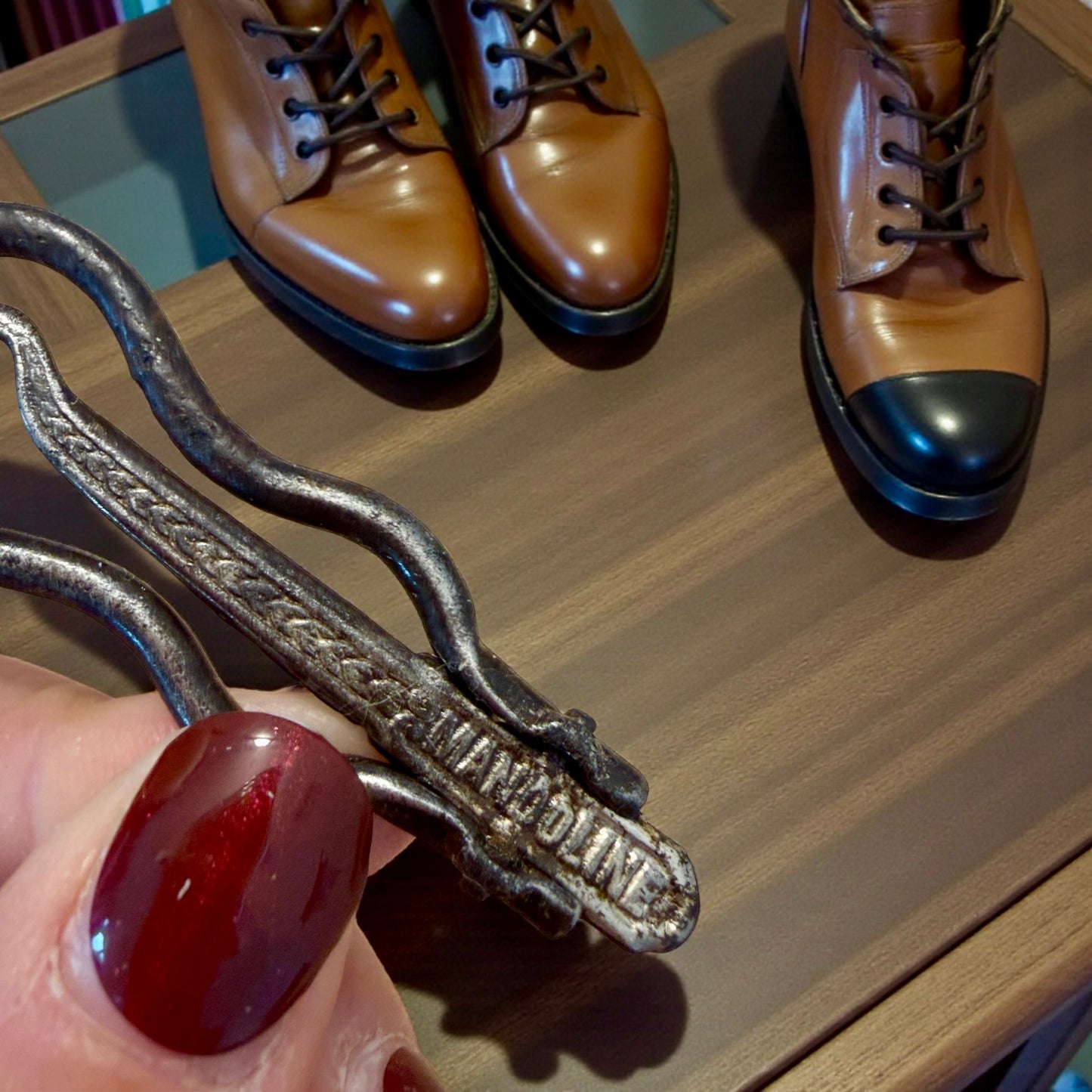 Lotto di n. 5 botton hooks ganci per allacciare guanti e stivaletti, 1900 ca