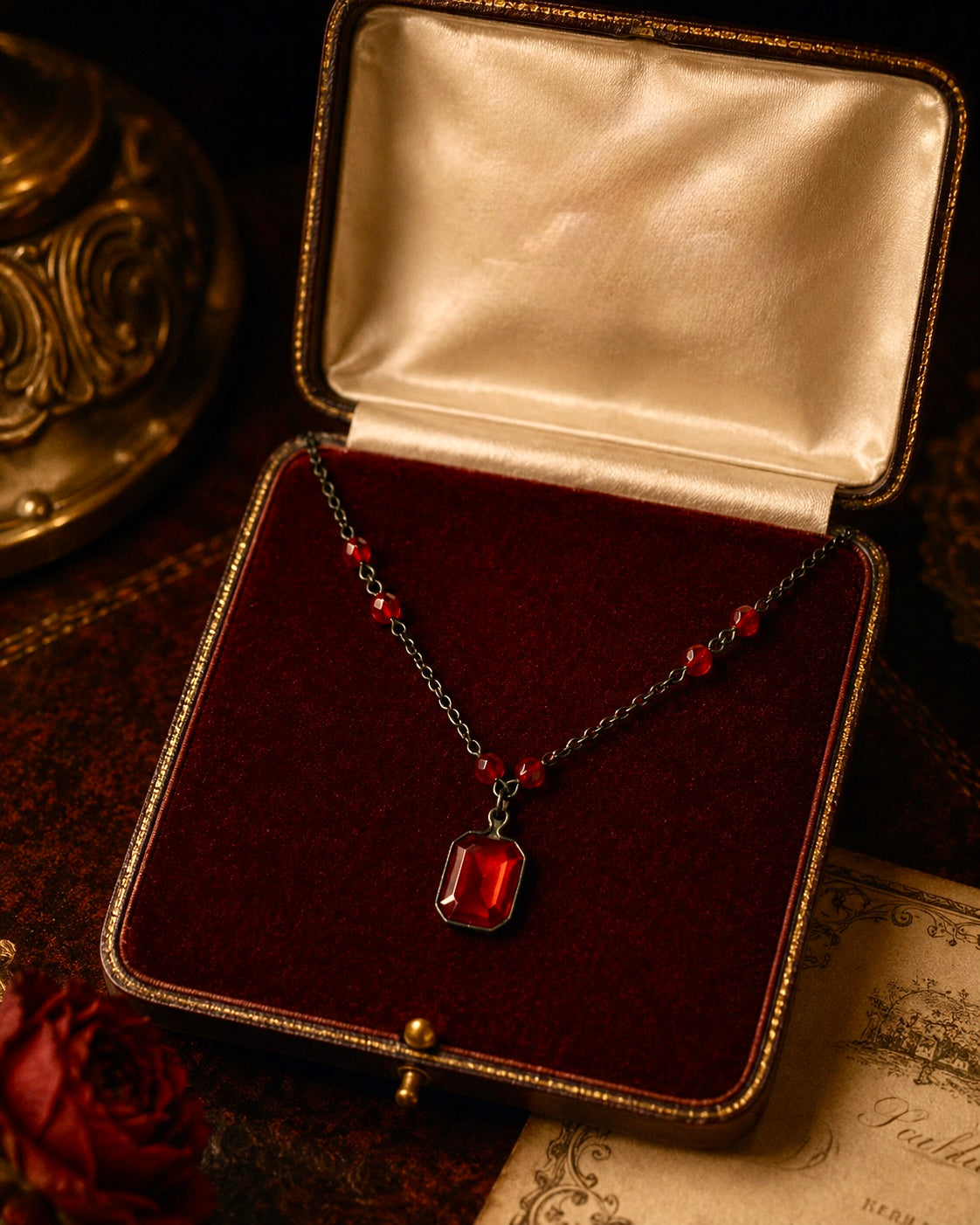 Collana da sera art déco americana originale anni ‘20