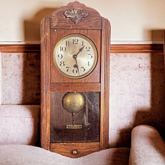 Antique Dutch grandfather clock