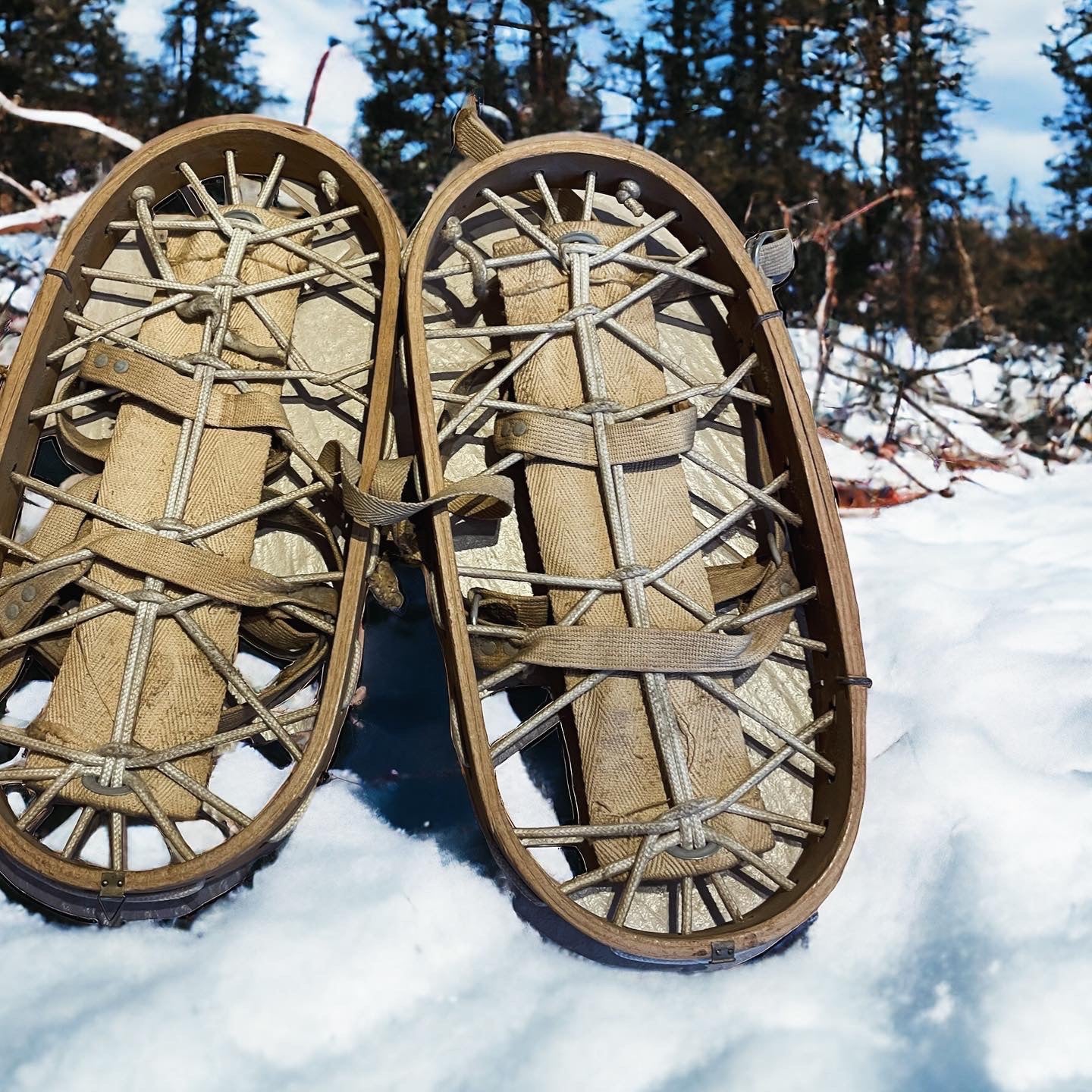 French snowshoes 50's