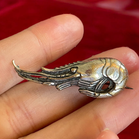 Spilla anni ‘40 a guisa di gambero