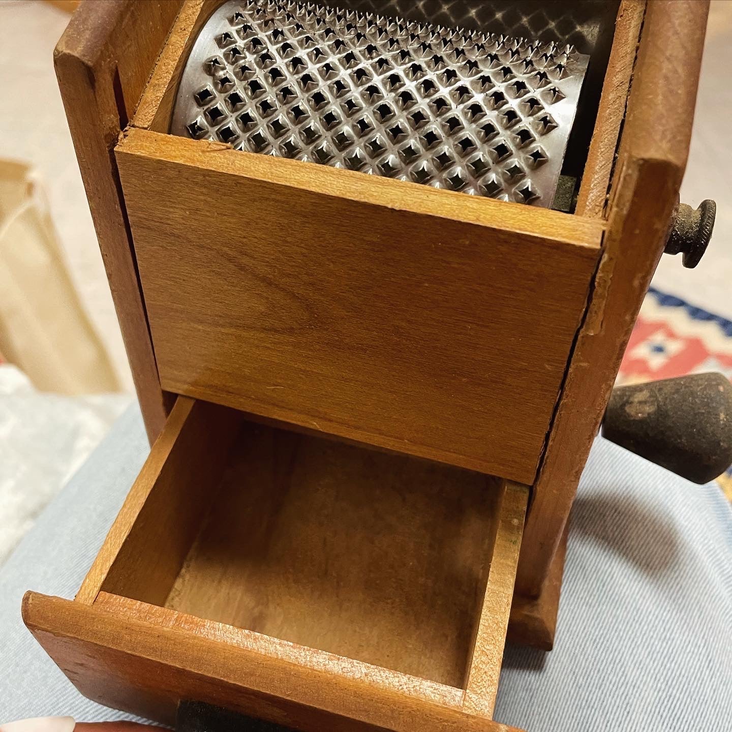 Vintage Hand Crank Grater