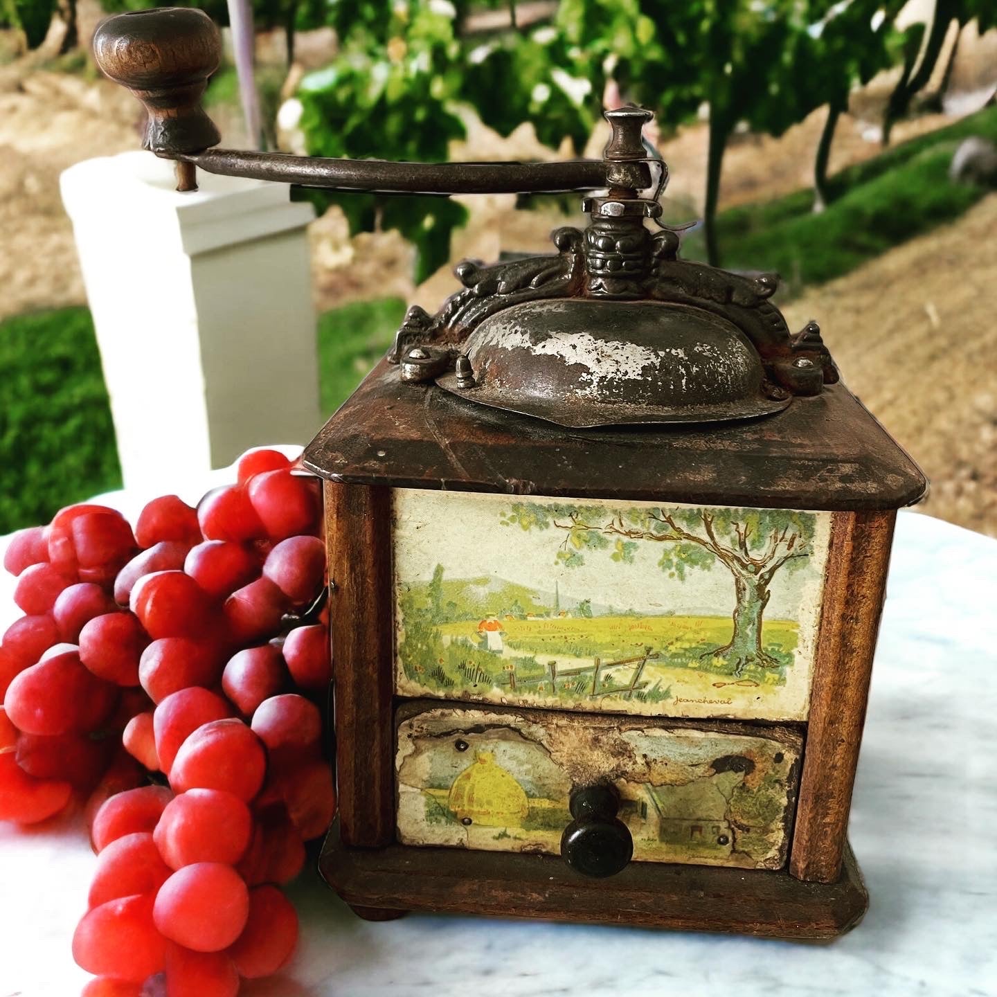 Painted Dutch Coffee Grinder