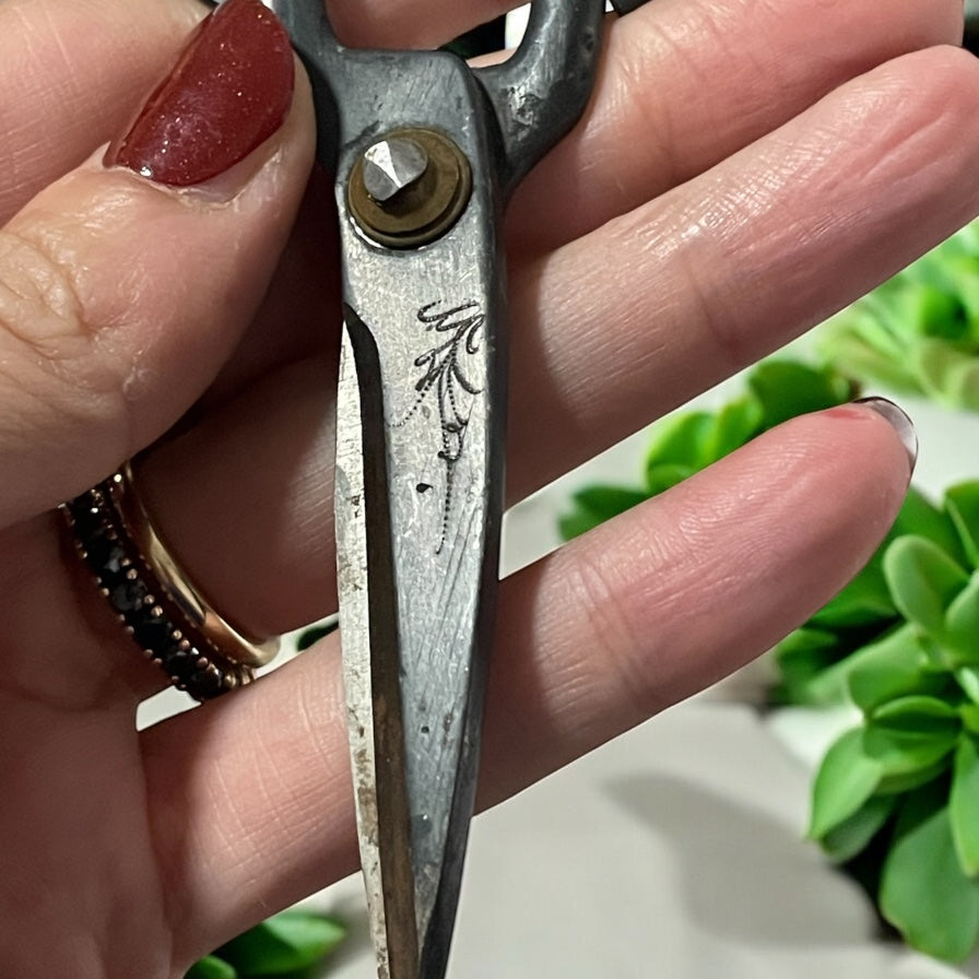 Tris antiche forbici, due da bonsai, Giappone