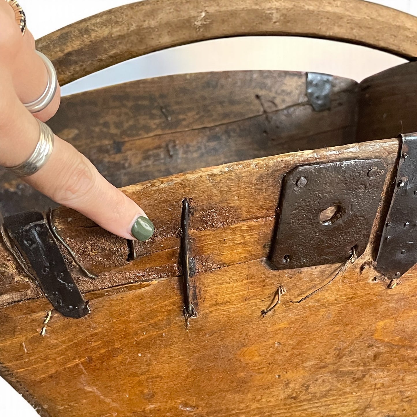 Cesta da raccolta per riso cinese epoca tardo-Qing